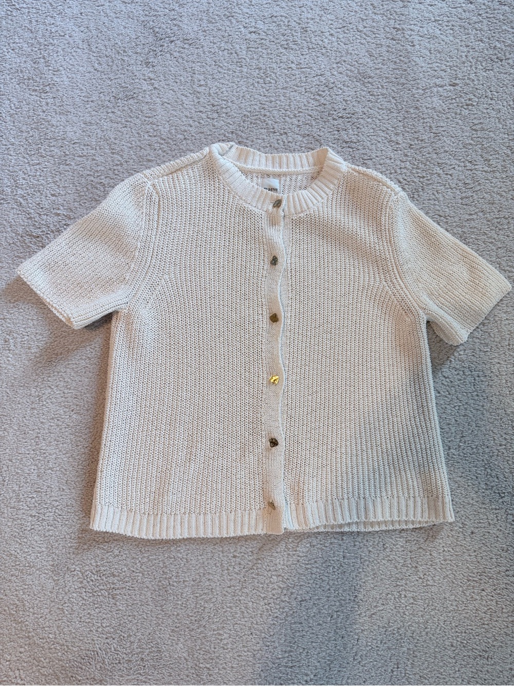 Anthropologie short sleeve sweater cardigan - Picture 5 of 12
